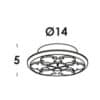 Ideastucco Ceiling Lamp - Thumbnail Image 2